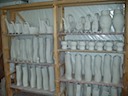 Teapots, vases, and cups